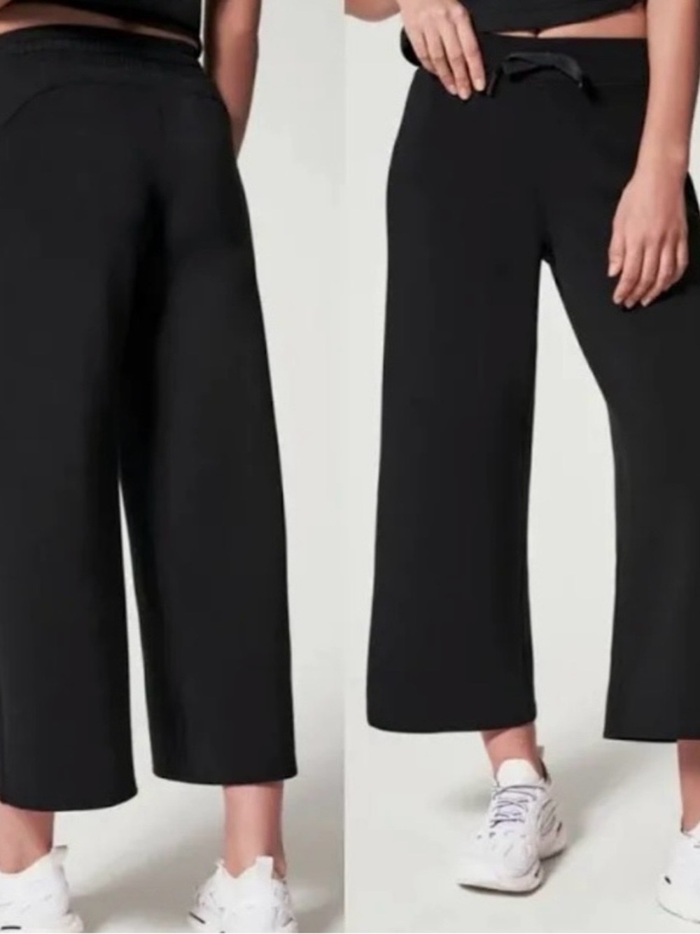 NWT Spanx AirEssentials Cropped Wide Leg Pants size L